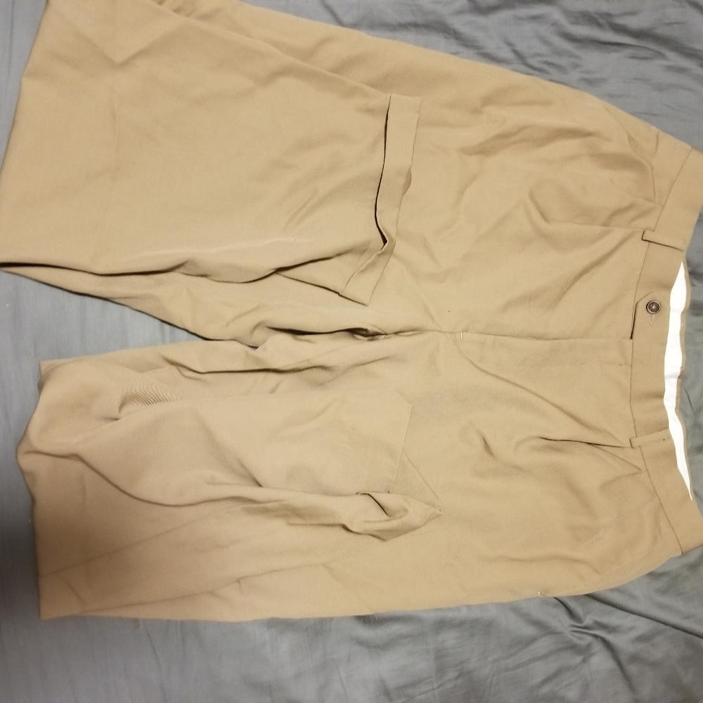 Men's Beige Dress Pants